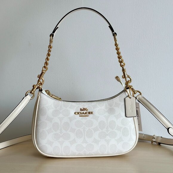 Coach Teri Shoulder Bag In Signature Canvas CA548 - Picture 7 of 9